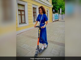 Taapsee Pannu, On Her New Ride, Takes Over Moscow. See Pic Taapsee Pannu, On Her New Ride, Takes Over Moscow. See Pic