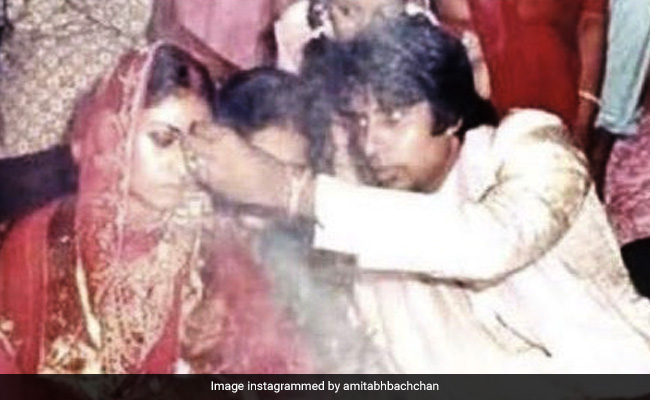 On 48th Wedding Anniversary, Here's How Amitabh Bachchan Wished Jaya Bachchan