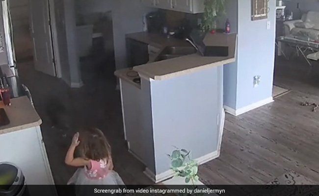 Watch: Four-Year-Old Spots Fire In Kitchen, Saves Home By Alerting Dad