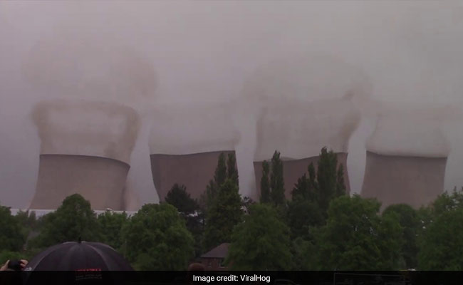 Watch: Four Iconic Cooling Towers Demolished In Seconds