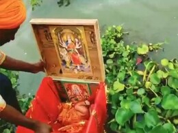 Newborn Girl In Wooden Box Found Floating In Ganga, Rescued By Boatman Newborn Girl In Wooden Box Found Floating In Ganga, Rescued By Boatman