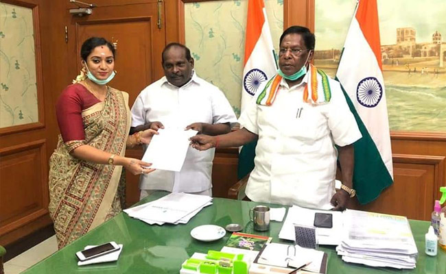 Chandira Priyanga Set To Be Puducherry's First Woman Minister In 40 Years