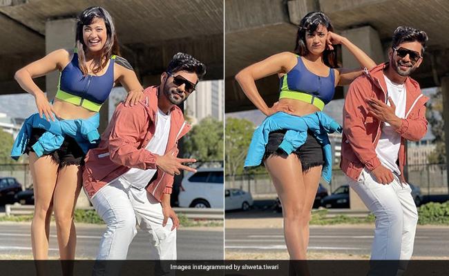 Shweta Tiwari Cannot Stop Fashionably Rocking Athleisure For <i>Khatron Ke Khiladi</i> In Cape Town
