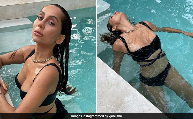 Anusha Dandekar Is Better Than Any Mermaid In Her Snazzy Black Bikini
