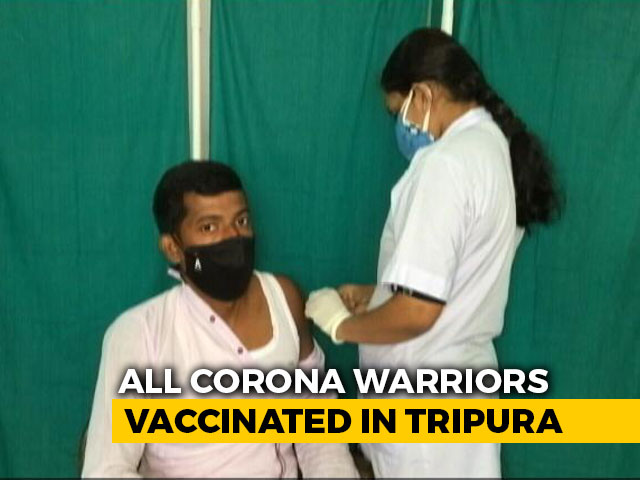 Tripura Says Vaccinated 80% Of Eligible Population With At Least One Dose