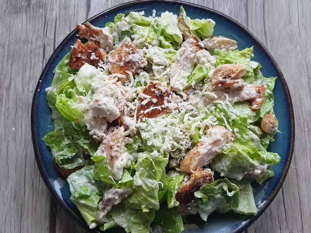 How To Make Chicken Caesar Salad | Easy Chicken Caesar Salad Recipe Video