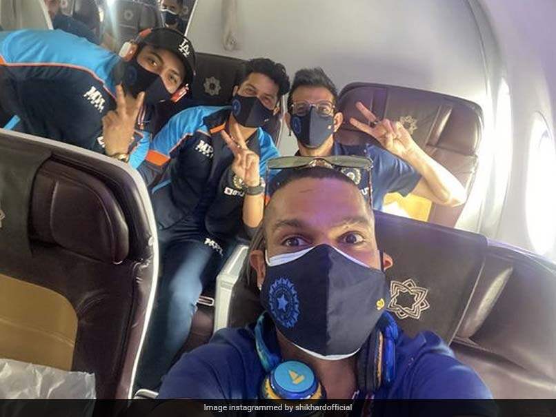 "Next Stop, Sri Lanka!": India Skipper Shikhar Dhawan Shares In-Flight Selfie Before Take-Off