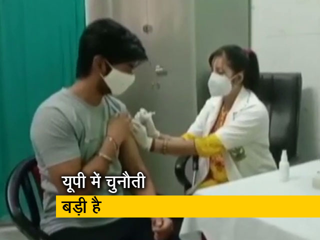 यूपी में 6 लाख टीकों का लक्ष्य, फिलहाल टीकाकरण में पिछड़ा है प्रदेश