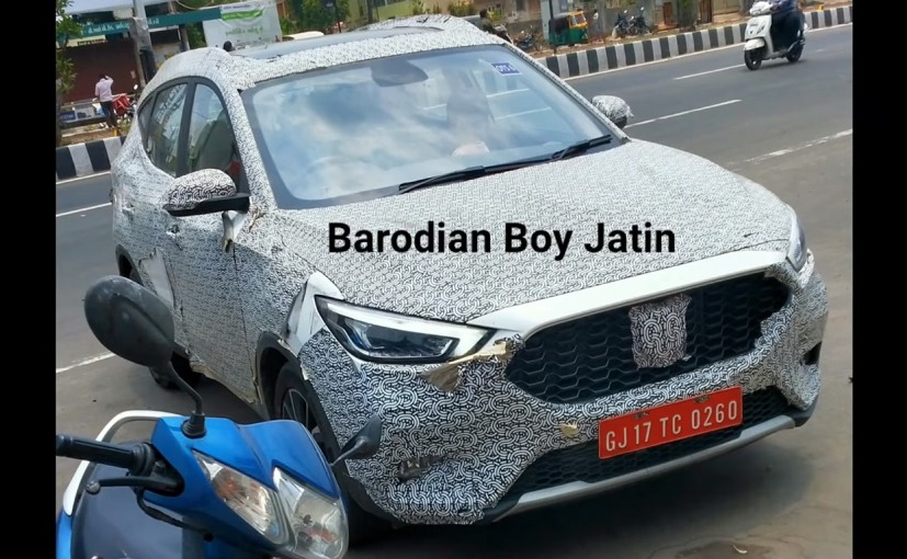 Production-Ready MG ZS Petrol SUV Spotted Up Close