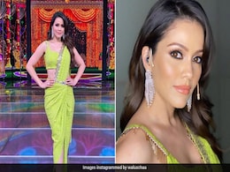 Waluscha De Sousa Gives The Neon Trend Her Ethnic Touch With A Colour Pop <i>Saree</i> Waluscha De Sousa Gives The Neon Trend Her Ethnic Touch With A Colour Pop <i>Saree</i>