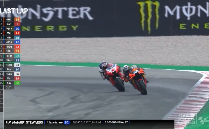 MotoGP: KTM's Miguel Oliveira Wins Action-Packed Catalan GP