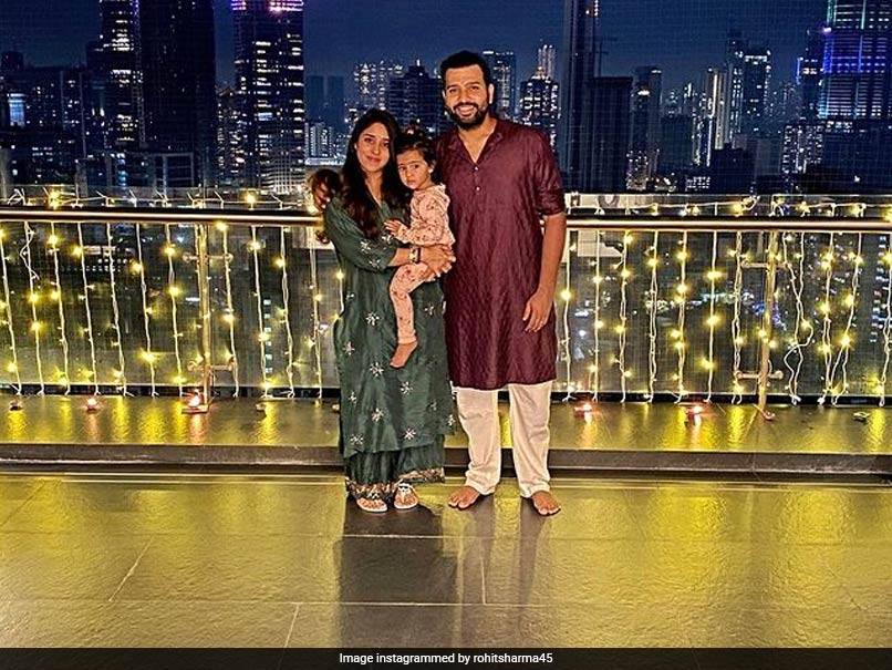 Rohit Sharma Shares Picture Of His Wife And Daughter At Lost Kingdom Park
