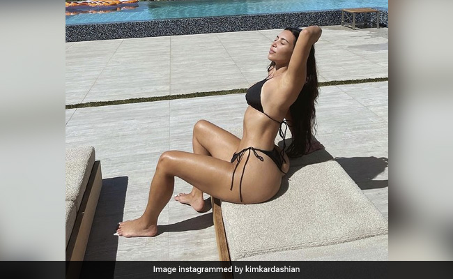 Summer Days Never End For Kim Kardashian And Her String Bikinis
