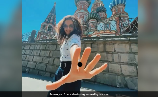 Taapsee Pannu Checks Out Of Moscow With A Suitcase Full Of Memories