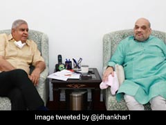 West Bengal Governor Jagdeep Dhankar Meets Amit Shah