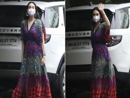 Karisma Kapoor Rang In Her Birthday Celebrations In A Gorgeous, Abstract Printed Kaftan Karisma Kapoor Rang In Her Birthday Celebrations In A Gorgeous, Abstract Printed Kaftan
