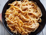 How To Make Butter Chicken Noodles | Easy Butter Chicken Noodles Recipe Video