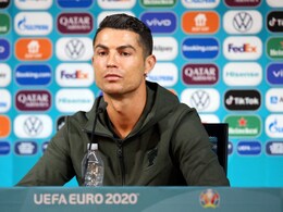 Watch: Testy Cristiano Ronaldo Removes Soft Drink Bottles From Table At Euro 2020 Press Conference