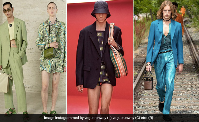 Sorbet Hues, Y2K Trends, Wild Prints And More Ruled The Menswear SS'22 Runways