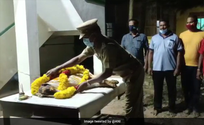 Tamil Nadu Police Sniffer Dog Laid To Rest With Full State Honours