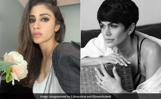 What Mouni Roy Wrote On BFF Mandira Bedi's Latest "Shades Of Grey" Post
