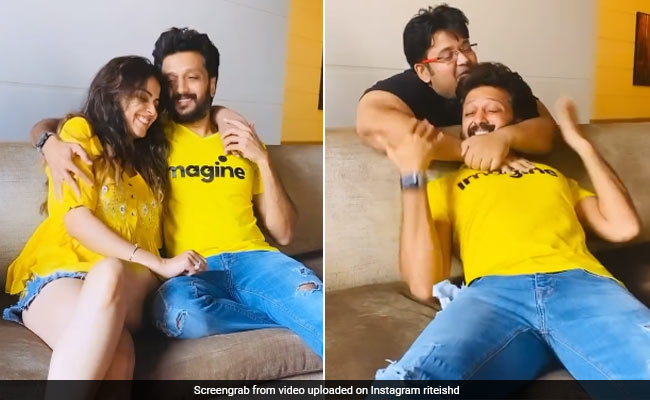 Riteish Deshmukh को आ रहा था Genelia D'Souza पर प्यार, तभी बीच में आ गए यह डायरेक्टर- देखें Video