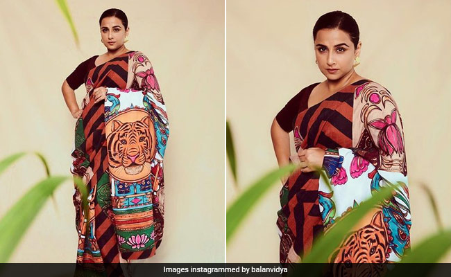 Wear Your Many Moods In A Contemporary Saree Like Vidya Balan Does