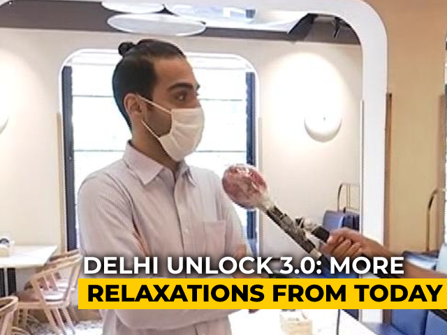 Restaurants Reopen With 50% Capacity In Delhi's Big Unlock
