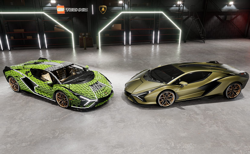 Lamborghini Sian FKP 37 Transforms Into Life-Size Lego Replica