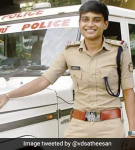 Kerala Woman Anie Siva Who Once Sold Lemonade, Ice Cream For A Living Is Now A Cop