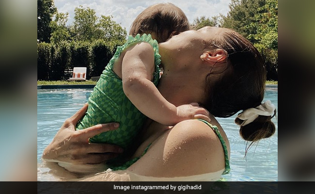 How Gigi Hadid Is Beating The Summer Heat With Baby Khai