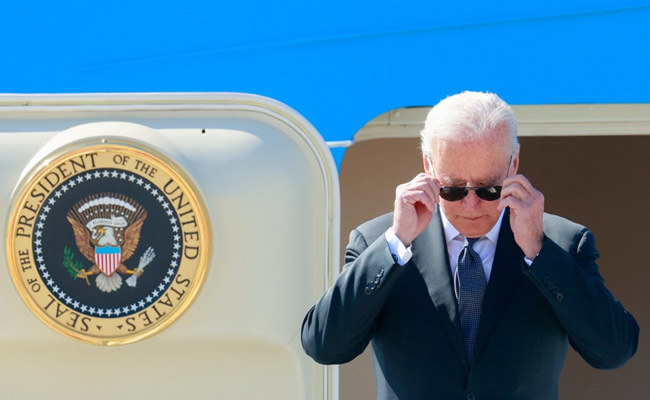 Joe Biden Lands In Geneva Ahead Of Putin Summit
