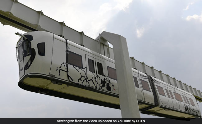 Watch: This Glass-Bottomed Sky Train Offers Stunning Views Of The City Below