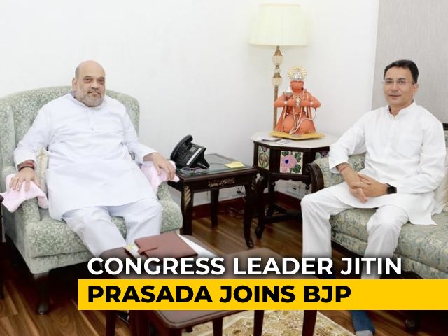 Jitin Prasada Swaps Congress For BJP Ahead Of UP Election