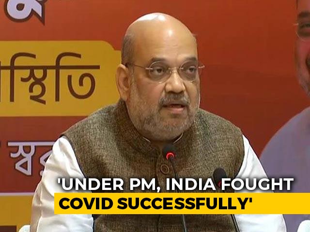 India Under PM Modi Successfully Fought COVID-19 Battle: Amit Shah