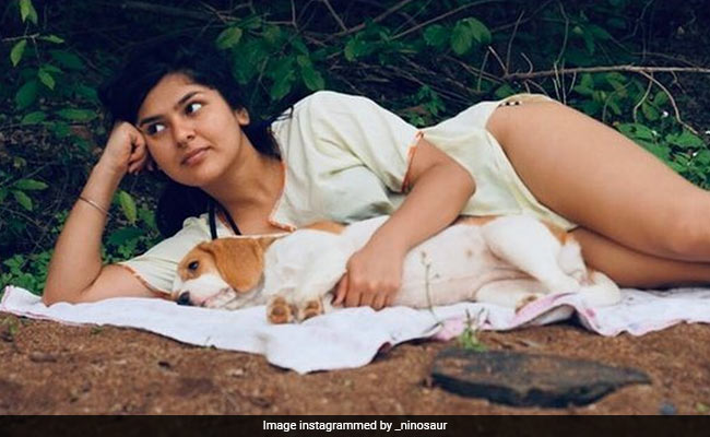 Nidhi Bhanushali Chooses A Breezy White Kaftan For Her Summer Day Spent Camping