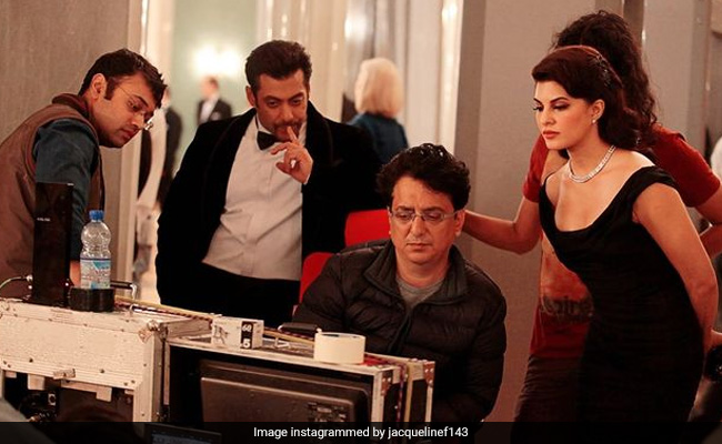 On 7 Years Of <i>Kick</i>, Jacqueline Fernandez Shares A BTS Pic With Salman Khan From Set
