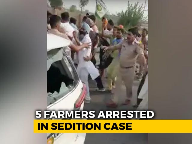 Farmers' Protest In Haryana Over Arrests In Alleged Attack On BJP Leader