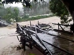 Bridge In Meghalaya's South Garo Hills District Washed Away Amid Heavy Rain Bridge In Meghalaya's South Garo Hills District Washed Away Amid Heavy Rain