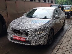 New Skoda Sedan Spotted Testing; Based On Same Platform As The Kushaq