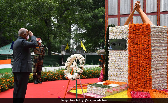 Nation Salutes Soldiers Who Laid Down Their Lives For Country's Safety: President Kovind