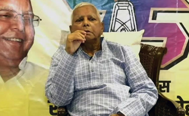 "Will Die But Won't Retreat": Lalu Yadav's First Appearance After Jail