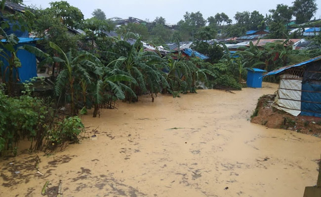 "Nightmare": Thousands Displaced As Floods Hit Bangladesh Rohingya Camps