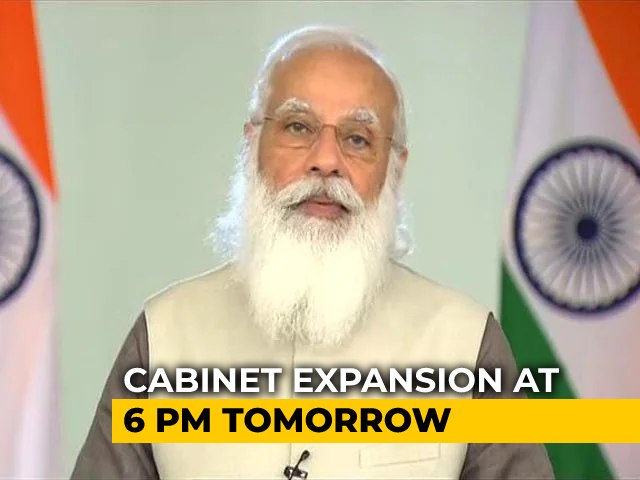 PM Modi's Cabinet Reshuffle At 6 pm Tomorrow