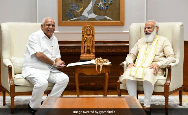 Karnataka : 'नेतृत्व परिवर्तन की अफवाहें नहीं सुनीं' - PM से मुलाकात के बाद बोले CM येदियुरप्पा