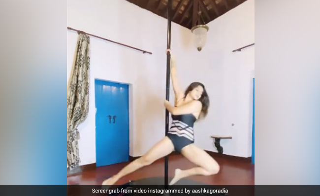 Mouni Roy, Jennifer Winget Are Fans Of Aashka Goradia's Effortless Pole Dancing