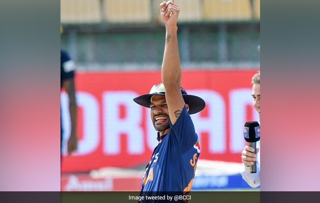Watch: Dhawans Thigh-Five Celebration After Winning Toss vs Sri Lanka