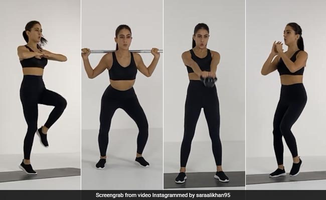 Sara Ali Khan's Sweat And Grime Is All Too Stylish In All-Black For Gym Time