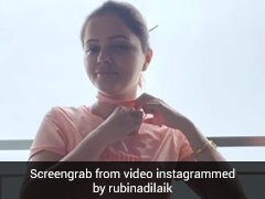 रुबीना दिलैक की बहन ने टीशर्ट काटकर बनाया उनका टपोरी लुक, देखें मजेदार Video