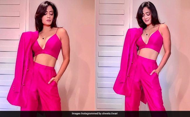 When Shweta Tiwari Dresses Up In Bright Monochrome Pantsuits, She Means Business